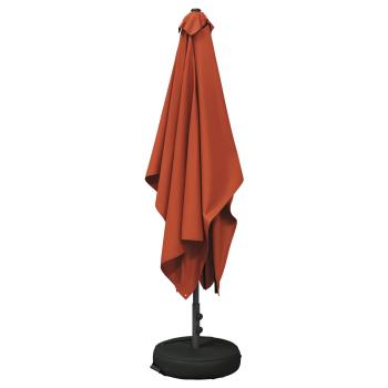 Garten-Schirm mit Fuß 200 x 300 cm Polyester Rechtwinklig