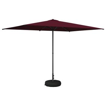 Garten-Schirm mit Fuß 200 x 300 cm Polyester Rechtwinklig