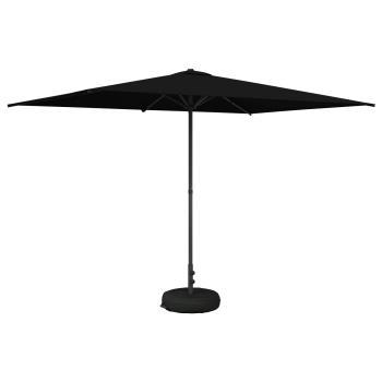 Garten-Schirm mit Fuß 200 x 300 cm Polyester Rechtwinklig