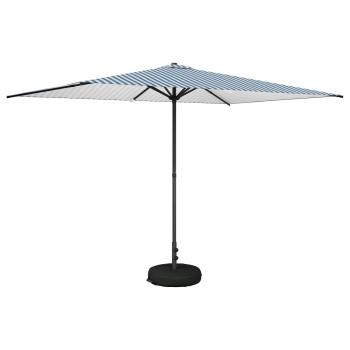 Garten-Schirm mit Fuß 200 x 300 cm Polyester Rechtwinklig