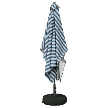 Garten-Schirm mit Fuß 200 x 300 cm Polyester Rechtwinklig