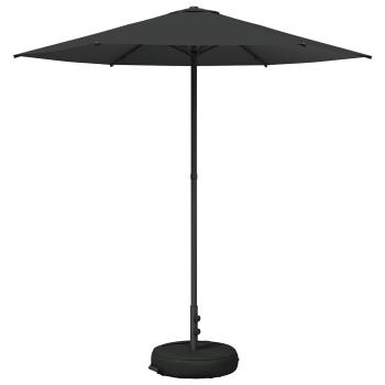Garten-Schirm mit Fuß Rechteckig 2,3 x 2,3 m Polyester