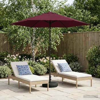 ARDEBO.de - Garten-Schirm mit Fuß Rechteckig 2,3 x 2,3 m Polyester
