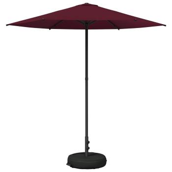Garten-Schirm mit Fuß Rechteckig 2,3 x 2,3 m Polyester