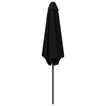 Garten-Schirm mit Fuß 230 x 230 cm Polyester Rechtwinklig