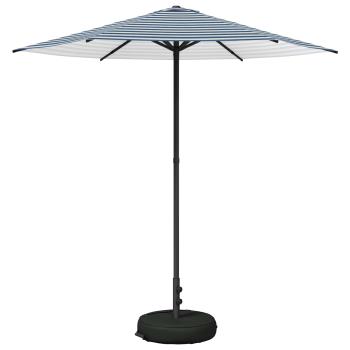 Garten-Schirm mit Fuß 230 x 230 cm Polyester Rechtwinklig
