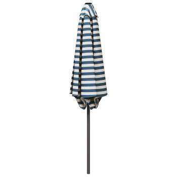 Garten-Schirm mit Fuß 230 x 230 cm Polyester Rechtwinklig