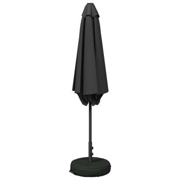 Garten-Schirm mit Fuß 270 x 270 cm Polyester Rechtwinklig