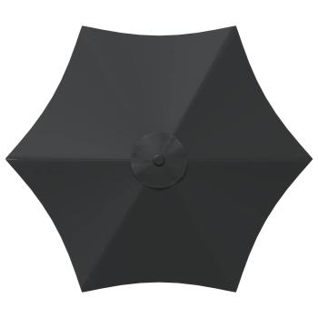 Garten-Schirm mit Fuß 270 x 270 cm Polyester Rechtwinklig