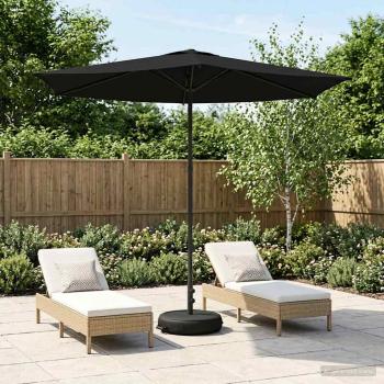 ARDEBO.de - Garten-Schirm mit Fuß 270 x 270 cm Polyester Rechtwinklig