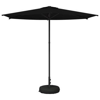 Garten-Schirm mit Fuß 270 x 270 cm Polyester Rechtwinklig