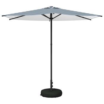Garten-Schirm mit Fuß Rechteckig 2,7 x 2,7 m Polyester