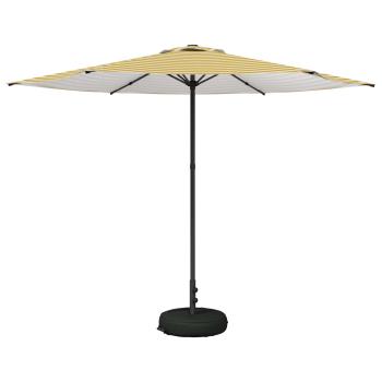 Garten-Schirm mit Fuß 300 x 300 cm Polyester Rechtwinklig
