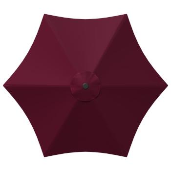 Gartenparasol mit LED-Lichtern und Sockel 230 x 230 cm
