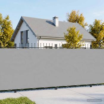 Balkon Sichtschutz 150 x 300 cm Stoff mit PU-Beschichtung