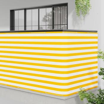 Balkon Sichtschutz 150 x 300 cm Stoff mit PU-Beschichtung