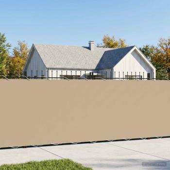ARDEBO.de - Balkon Sichtschutz 180 x 800 cm Stoff mit PU-Beschichtung Beige