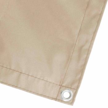 Balkon Sichtschutz 180 x 800 cm Stoff mit PU-Beschichtung Beige