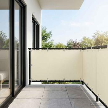 Balkon Sichtschutz 150 x 1000 cm Stoff mit PU-Beschichtung