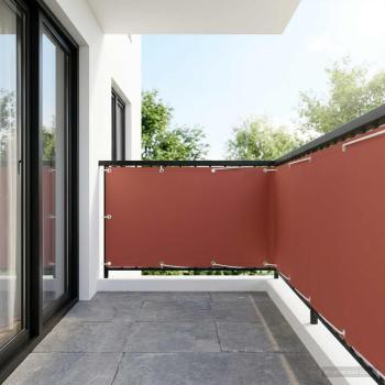 ARDEBO.de - Balkon Sichtschutz 150 x 1000 cm Stoff mit PU-Beschichtung