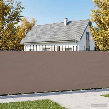 Balkon Sichtschutz 150 x 700 cm Stoff mit PU-Beschichtung Taupe