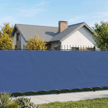 ARDEBO.de - Balkon Sichtschutz 200 x 600 cm Stoff mit PU-Beschichtung Blau