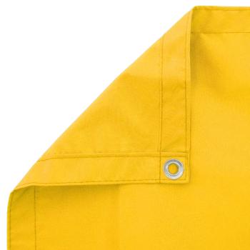Balkon Sichtschutz 150 x 1000 cm Stoff mit PU-Beschichtung Gelb