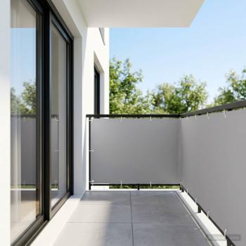ARDEBO.de - Balkon-Sichtschutz 1,2 x 25 m Stoff mit PU-Beschichtung