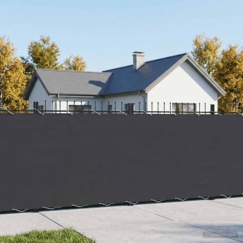 ARDEBO.de - Balkon-Sichtschutz 1,2 x 25 m Stoff mit PU-Beschichtung Schwarz