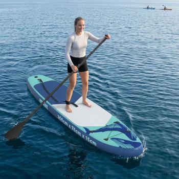 ARDEBO.de - Aufblasbares Stand Up Paddle Board HYDROS 305 x 76 x 15 cm für