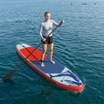 ARDEBO.de - Aufblasbares Stand Up Paddle Board SCYLLA 305 x 76 x 15 cm Blau