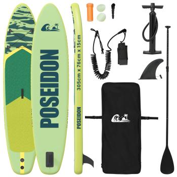 Aufblasbares Stand-Up-Paddle-Board POSEIDON 305 x 76 x 15 cm