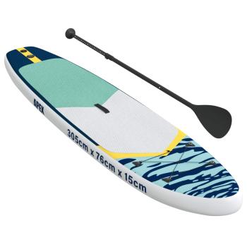 Aufblasbares Stand Up Paddle Board APEX 305 x 76 x 15 cm Blau