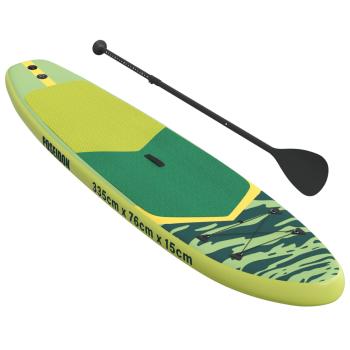 Aufblasbares Stand-Up-Paddle-Board POSEIDON Grün PVC
