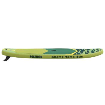 Aufblasbares Stand-Up-Paddle-Board POSEIDON Grün PVC