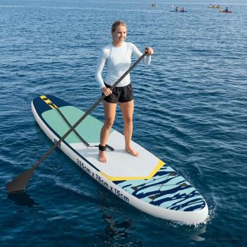 ARDEBO.de - Aufblasbares Stand-Up-Paddle-Board APEX 335 x 76 x 15 cm Blau