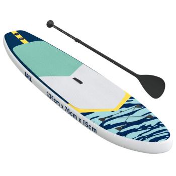 Aufblasbares Stand-Up-Paddle-Board APEX 335 x 76 x 15 cm Blau