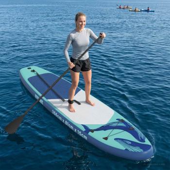 ARDEBO.de - Aufblasbares Stand Up Paddle Board HYDROS 366 x 81 x 15 cm für