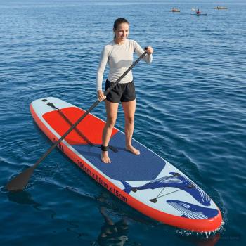 ARDEBO.de - Aufblasbares Stand Up Paddle Board SCYLLA 366 x 81 x 15 cm Blau