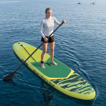 ARDEBO.de - Aufblasbares Stand-Up-Paddle-Board POSEIDON 366 x 81 x 15 cm
