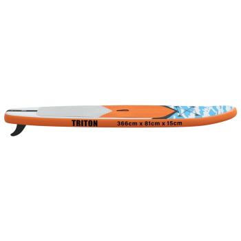 Aufblasbares Stand-Up-Paddle-Board TRITON 366 x 81 x 15 cm Blau