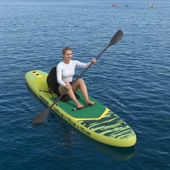 SUP Board mit Sitz 2-in-1 POSEIDON 305 x 76 x 15 cm Gr?n