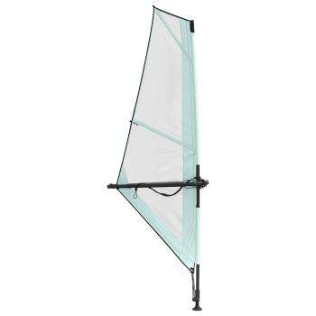 Aufblasbares SUP-Board mit Segel HYDROS 330 x 76 x 15 cm T?rkis