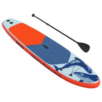 Aufblasbares SUP-Board mit Segel SCYLLA 330 x 76 x 15 cm Blau