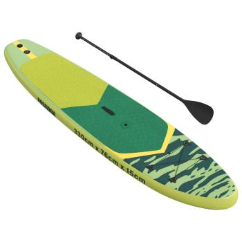 Aufblasbares SUP-Board mit Segel POSEIDON 330 x 76 x 15 cm Gr?n