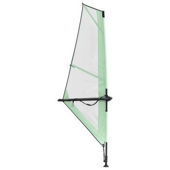 Aufblasbares SUP-Board mit Segel POSEIDON 330 x 76 x 15 cm Gr?n