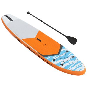 Aufblasbares SUP-Board mit Segel TRITON 330 x 76 x 15 cm Blau