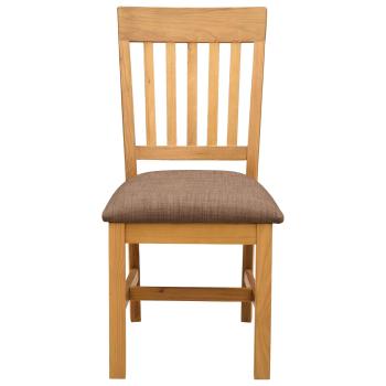 Esszimmerstuhl 2 Stk. Massivholz Eiche Grau 45 x 59 x 92 cm