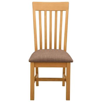Esszimmerstuhl 2 Stk. Massivholz Eiche Grau 45 x 59,5 x 100 cm