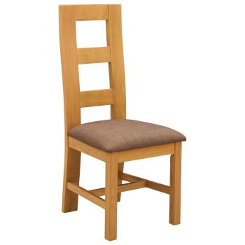Esszimmerstuhl 2 Stk. Massivholz Eiche Grau 45 x 51 x 105 cm